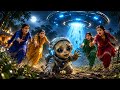 We Saved a Baby Alien from a 50-Foot UFO Crash! 👽🚀 #village 