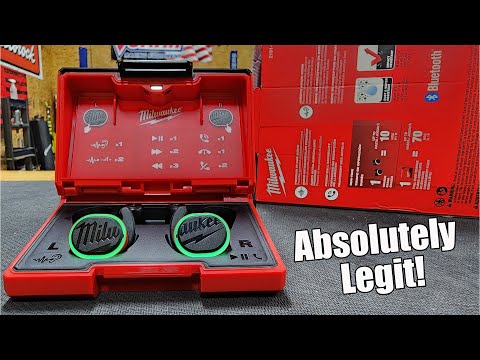 Milwaukee REDLITHIUM USB Bluetooth Jobsite Ear Buds Full In-depth Review