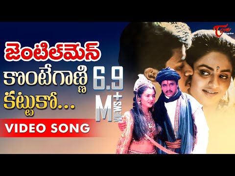 Gentleman Telugu Movie Songs | Kontegaadni Kattuko Video Song | Arjun | Madhubala