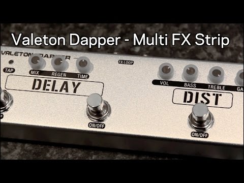 Valeton Dapper 4 in 1 Effect Strip with Tuner and Tap Delay. B Stock Only one at this price image 6
