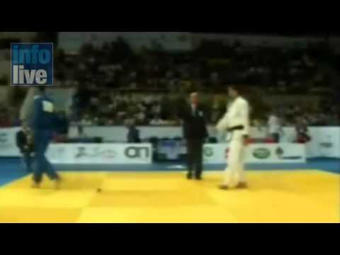 Judoka champion snubs Israeli rival