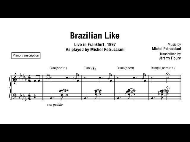 Vídeo relacionado con Michel Petrucciani