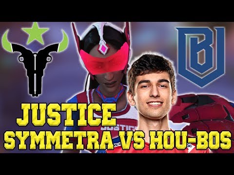 Washington Justice Symmetra Strat vs Houston Outlaws, Boston Uprising [Overwatch League Analysis]