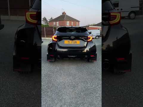HKS Super Turbo Muffler exhaust Fitted to GR Yaris