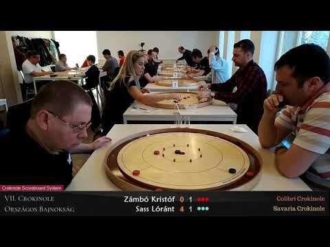 VII. Crokinole OB - Alapszakasz - Zámbó Kristóf vs. Sass Lóránt