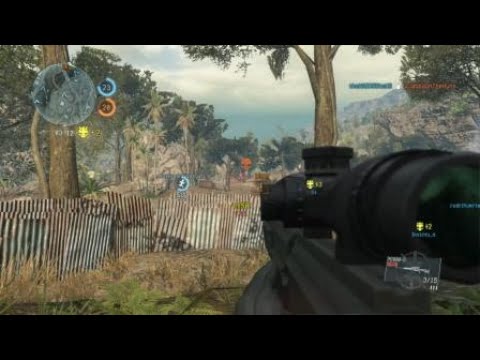 Metal Gear Online 3 - Sniper funny double kill