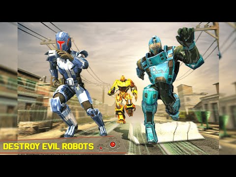 Robot Gameplay video 2021 | Tank Robot Car Games | Robot Transformation video game