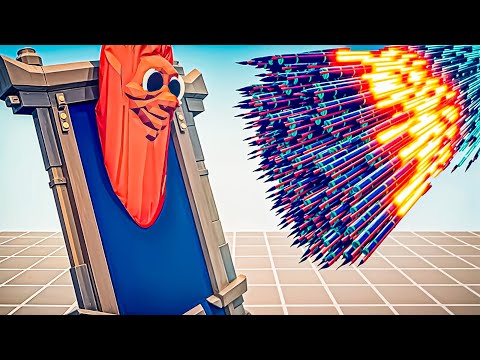 TUNG SAHUR REFLECT SHIELD vs EVERY GOD - Totally Accurate Battle Simulator TABS