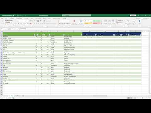 Sammlung per Excel verwalten - Daten aus Web importieren [Datenbank, zusammenführen, konsolidieren]