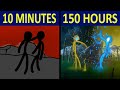 Animating A Stickman Fight In 10 Minutes Vs 150 HOURS