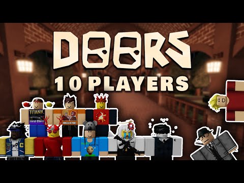 10 PLAYERS SPEEDRUNNING DOORS (Groovy Gang and Groovy Tites)