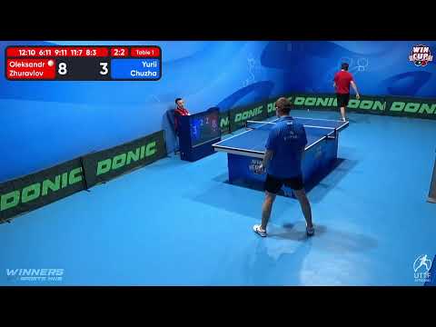 11:30 Oleksandr Zhuravlov 3-2 Yurii Chuzha West 1 WIN CUP 21.05.2023 | TABLE TENNIS WINCUP