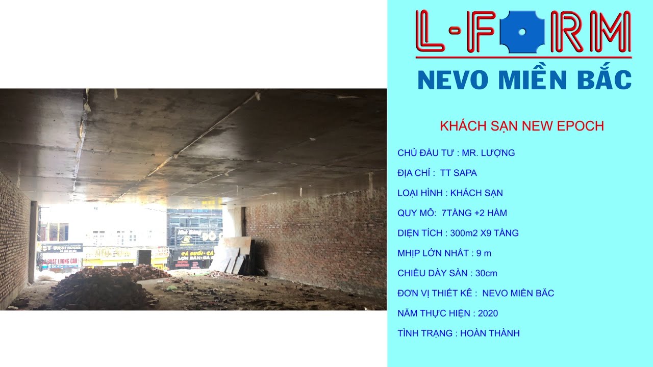 [DỰ ÁN] KHÁCH SẠN NEW EPOCH SAPA - SÀN PHẲNG LFORM NEW-NEVO