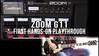 Video thumbnail for Zoom G11 | First Hands On Playthrough by ChoptonesOfficial