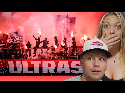 UNREAL Pyro Show Leaves Us SPEECHLESS! American Couple React to Epic ULTRAS NO PYRO NO PARTY