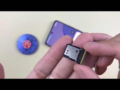 How to remove and install SIM and memory card on OPPO Reno10 5G Android 13