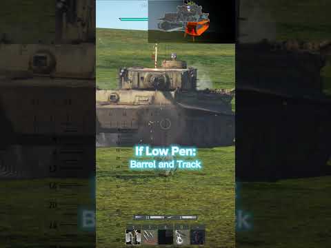 How to kill an angled tiger #gaming #warthunder #warthundertutorial