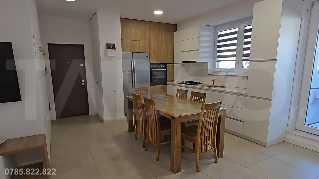 Penthouse 4 camere mobilat 2 bai 2 parcari terasa 72 mp Turnisor Sibiu - Video