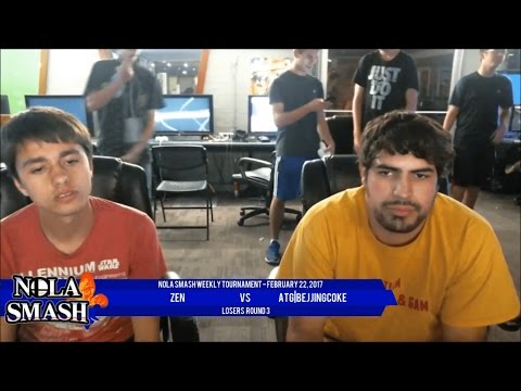 NOLA Smash Weekly 2/22: Losers Round 3 - Zen vs ATG|Bejjingcoke