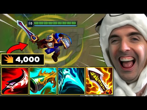 Garen's E spins 10 times and does 4000 damage