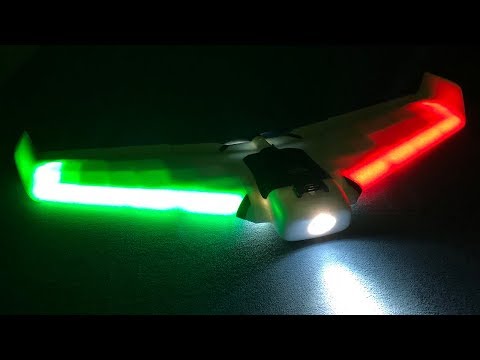 ZOHD Orbit Neon 900mm FPV Night Flying Wing Unboxing - YouTube