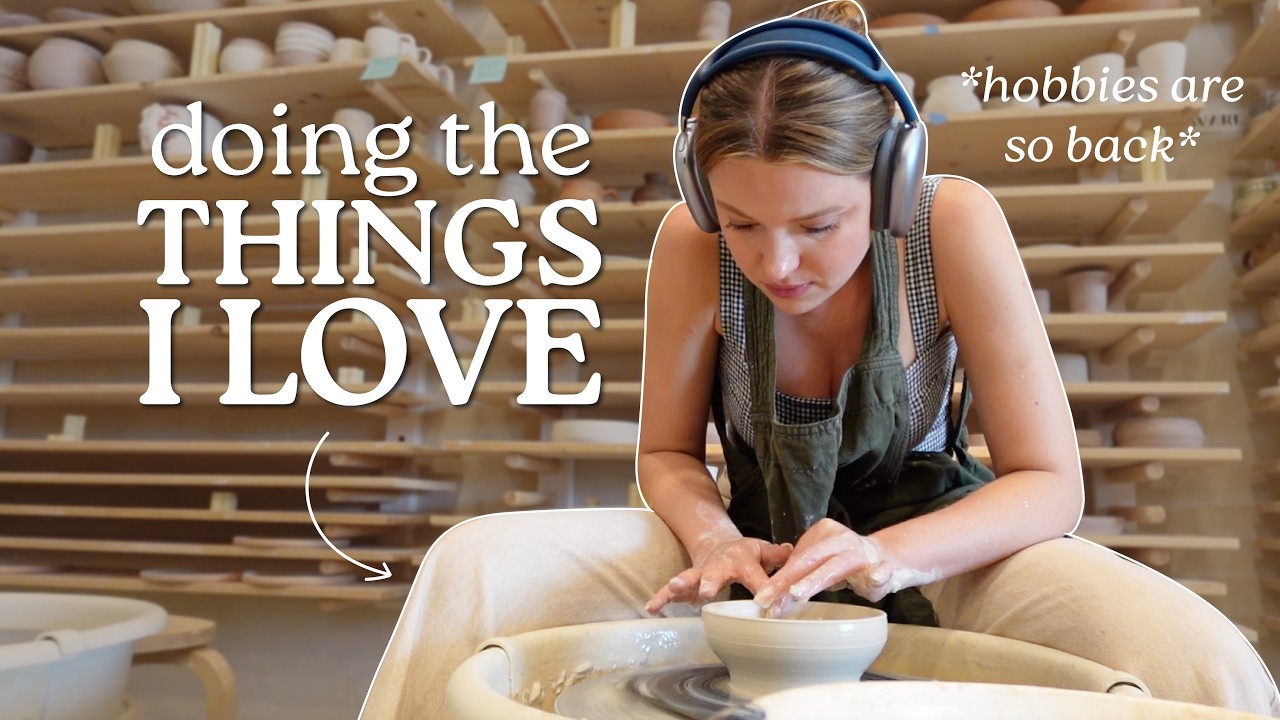 VLOG: picking back up hobbies + doing things that bring me joy :,)