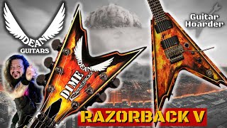 Video thumbnail for Dean Guitars Dimebag Darrell Razorback V 255 Explosion ( Pantera ) - My Guitar Collection by Guitar Hoarder
