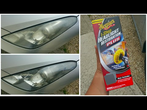 Meguiars Headlight Restoration Kit on Toyota Celica