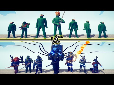 MEGA ZOMBIES Team vs MEGA SPOOKY DLC Team - Totally Accurate Battle Simulator TABS