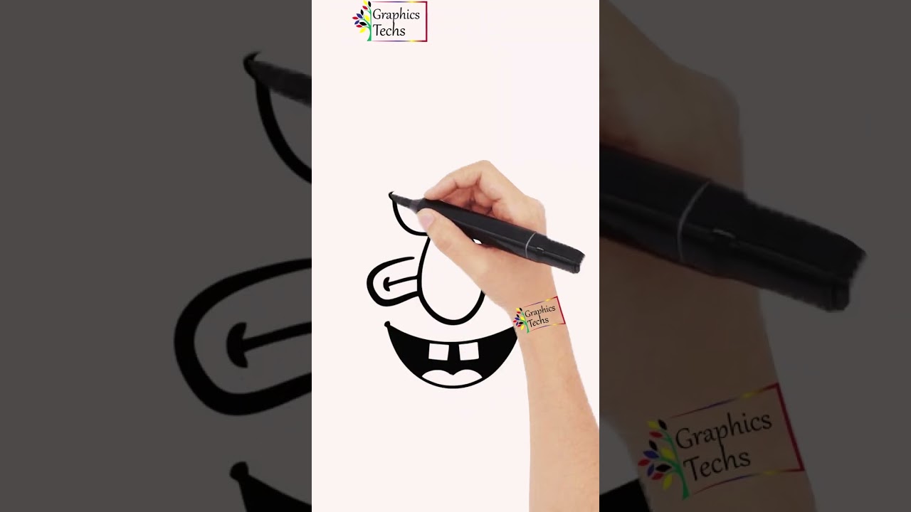 Cartoon Animation Tutorial for Beginners #drawing  #whiteboardanimation #art #graphicstechs #digital