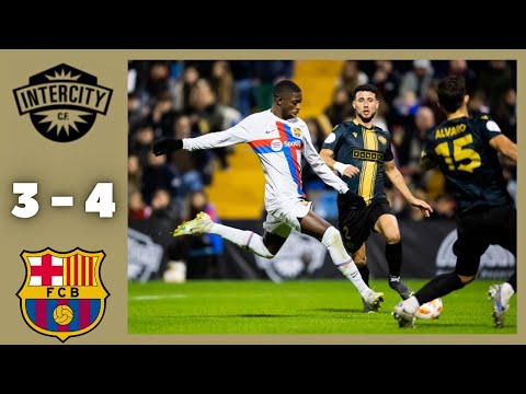 Intercity VS Barcelona • Copa Del Rey • Full Highlight