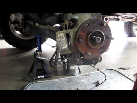 Easy Nissan Titan wheel bearing / hub removal