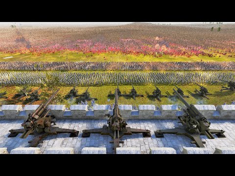 GREAT WALL Defenses vs 6,000,000 ALIENS, PREDATORS & ZOMBIES - Ultimate Epic Battle Simulator 2