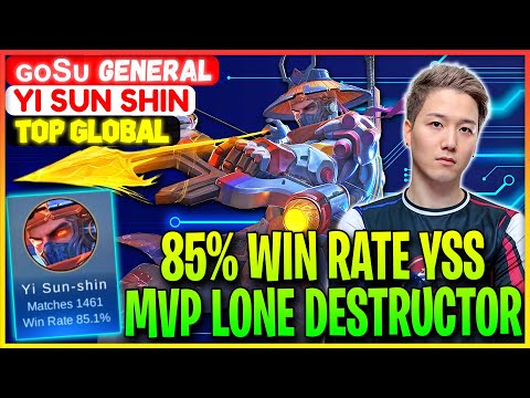 85% Win Rate YSS, MVP Lone Destructor - Former Top Global Yi Sun Shin ɢᴏsᴜ General - Mobile Legends