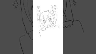 【テスト前日あるある】「夜中に起きて勉強作戦」は無理   (漫画 Ver.) feat.初音ミク #Shorts