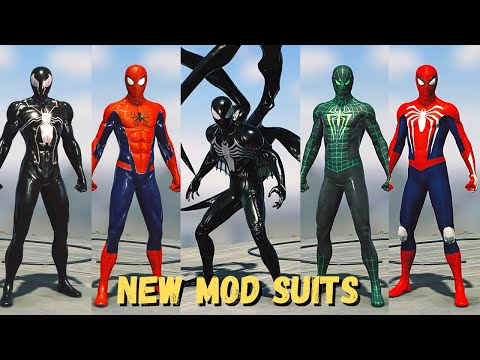 New PS5 ADVANCED SYMBIOTE + TENTACLES|SHADOW| NEMESIS| CLASSIC X & MODERN Suits| Spider-Man MODS