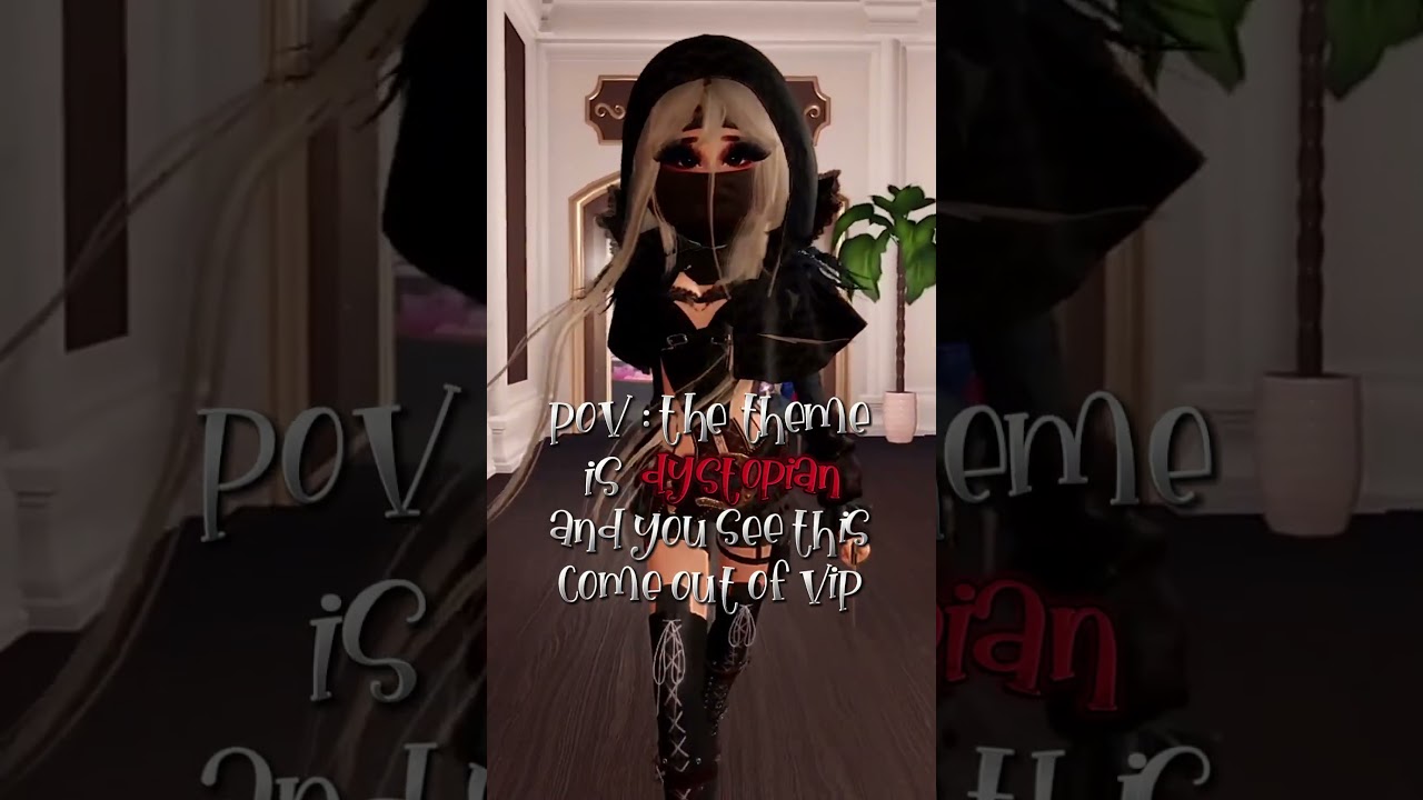 POV: When the theme is Dystopian in Dress to Impress VIP! #dresstoimpress #roblox #dti #shorts