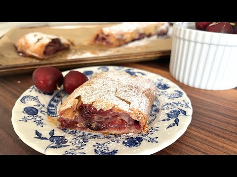 Cherry Strudel Recipe | Češnjev Štrudelj (SLOVENIAN RECIPE)