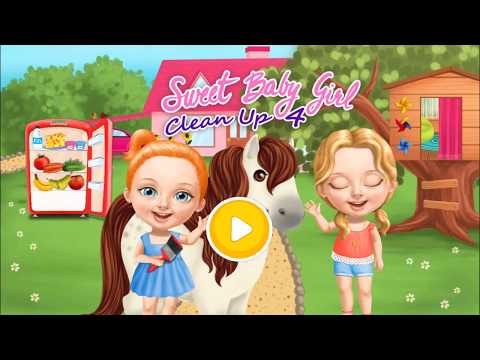 Fun Care Kids Game - Sweet Baby Girl Cleanup 4 - Messy House Makeover - Fun Cleaning Games For Girls