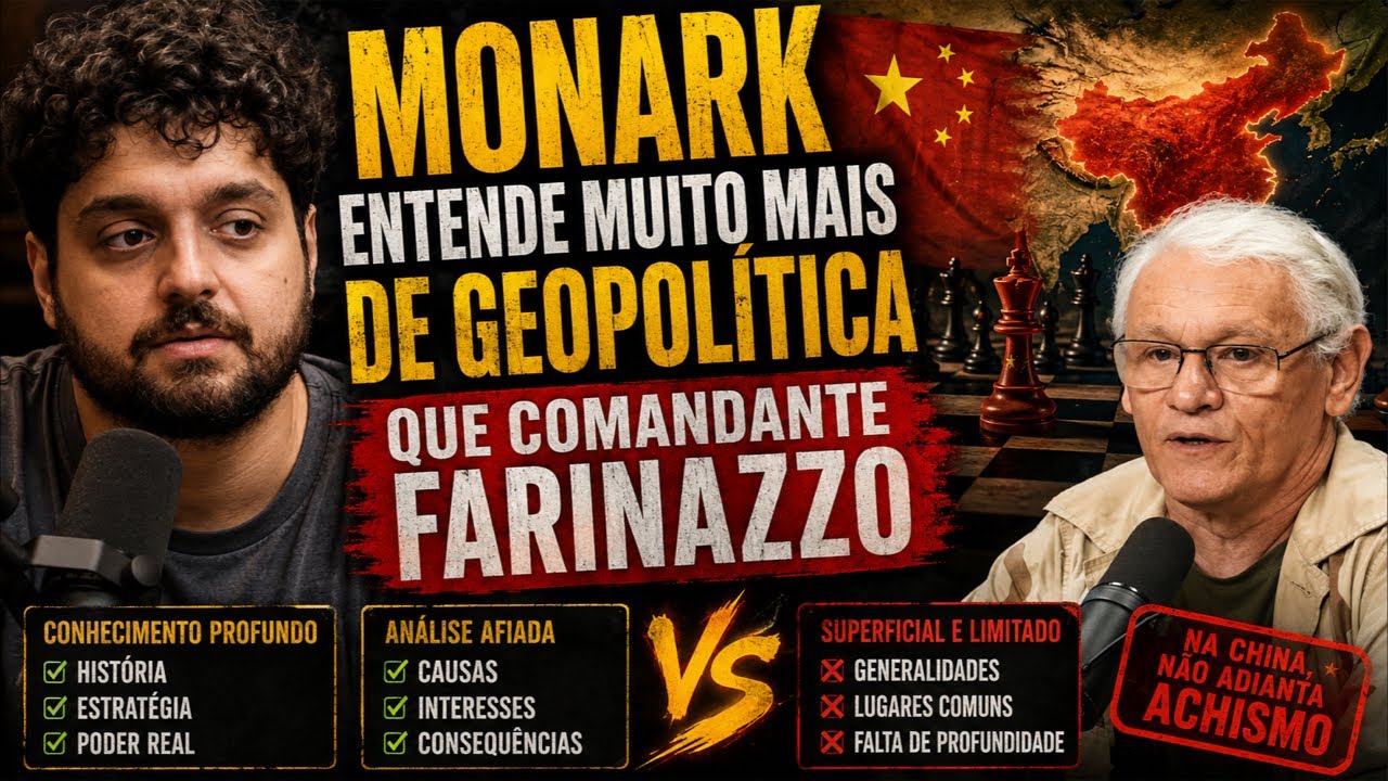 Monark entende infinitamente mais de geopolitica que Farinazzo