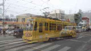 preview picture of video '岡山電気軌道7900型8301号電車 Okayama Erectric Tramway'