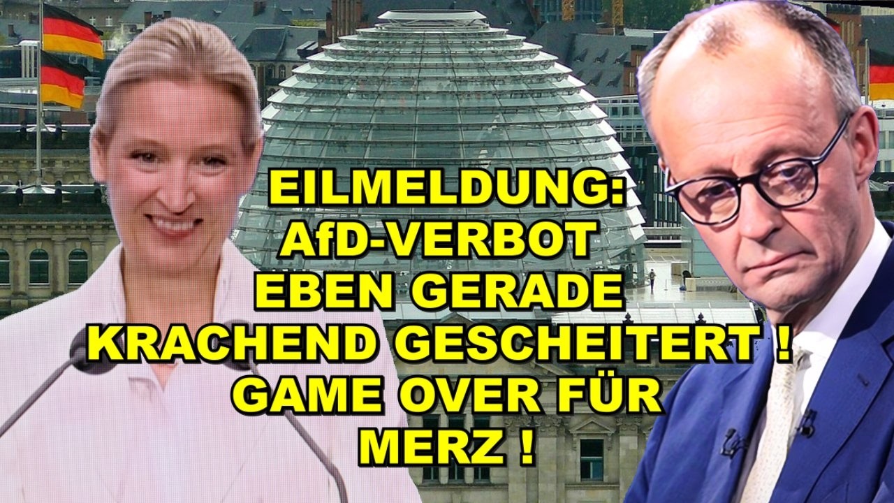 EIL: AfD-Verbot KRACHEND GESCHEITERT!