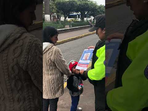 Policía realizan acciones en Píllaro