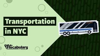 Transportation in NYC | Rap Song for Language Arts Curriculum