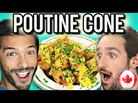 CANADIAN FOOD TEST | New Poutine Recipe