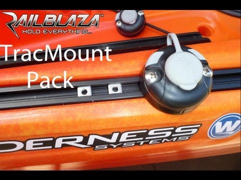 How to mount StarPorts to Wilderness Systems, Native Watercraft & Yak Attack  kayak Trac Systems
