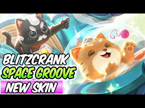 FULL AP BLITZCRANK SPACE GROOVE MID - NEW AMAZING SKIN GAMEPLAY | Build & Runes | League of Legends