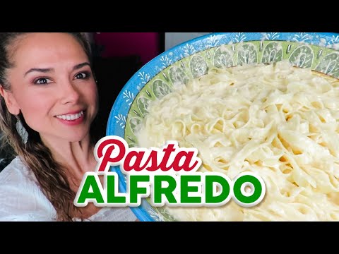 Pasta Alfredo, receta ORIGINAL ITALIANA 3 ingredientes/Marisolpink