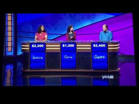 Jeopardy, Jessica Garsed Day 4 - 1st Daily Double (10/10/19)