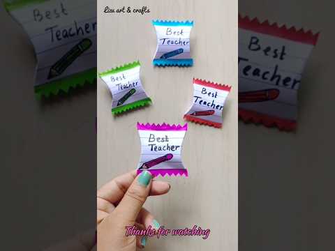Easy teacher day chocolate gift ideas ✨💡#shorts #ytshorts #viralshort #teachersday #easycraftideas